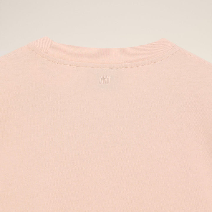 Club21 - AMI - Big ADC Embossed Boxy Fit T-Shirt - TEES - Pink