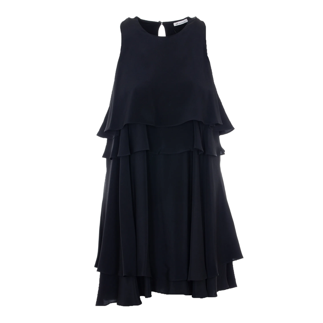 Sleeveless Dress With Ruffle