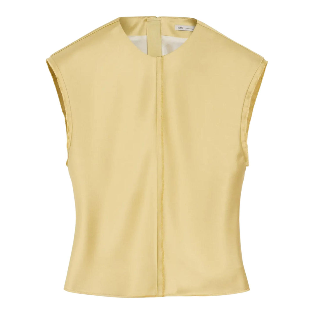 Club21 - AMI - Sleeveless Top - BLOUSES - Yellow