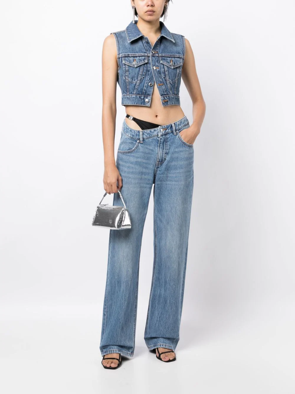 Alexander-Wang-Asymetrical-Waistband-Pants-Blue-2