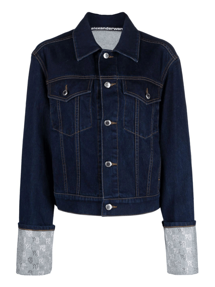 Alexander-Wang-Crystal-Cuff-Stacked-Wang-Jacket-Blue-1