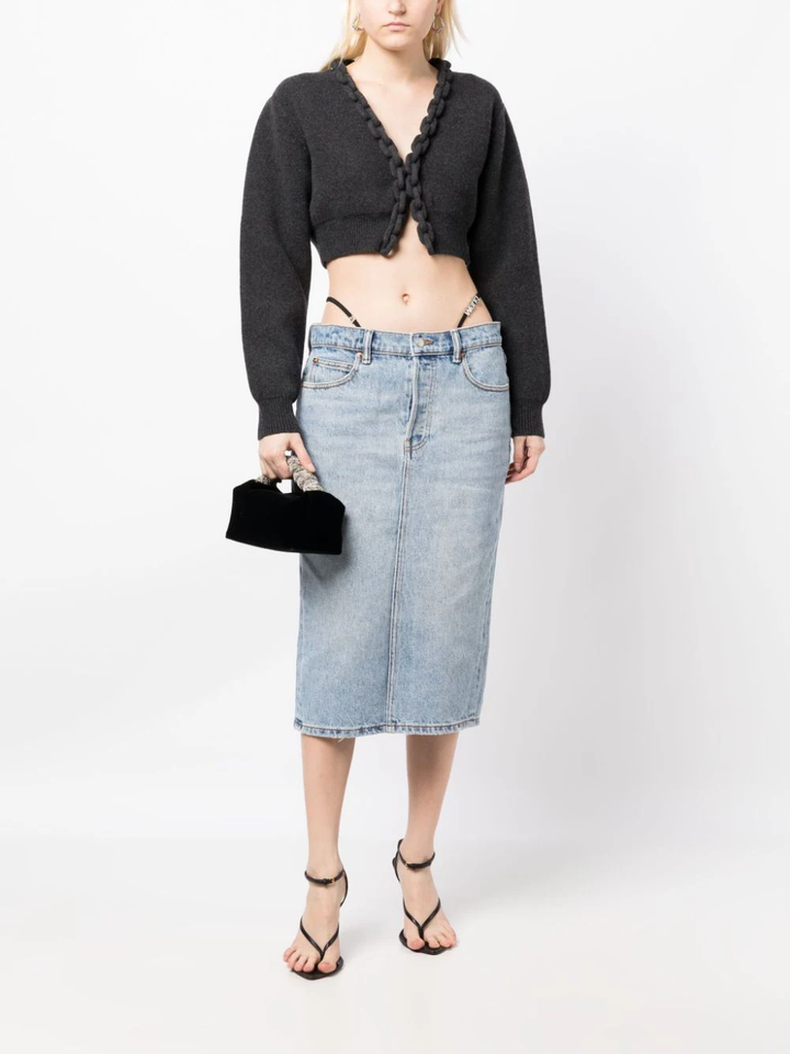 Alexander-Wang-Midi-Skirt-With-Diamante-Charm-Blue-2