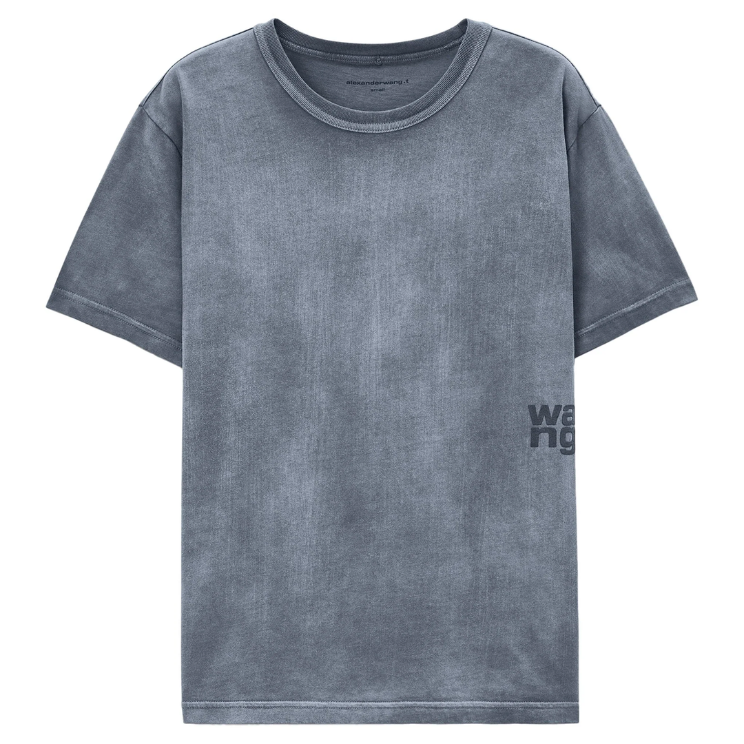 Puff Logo Tee In Cotton Jersey