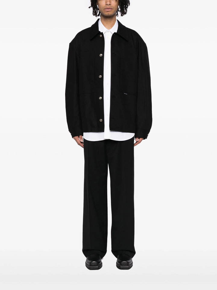 Alexander-Wang-Relaxed-Button-Down-Shirt-Black-2