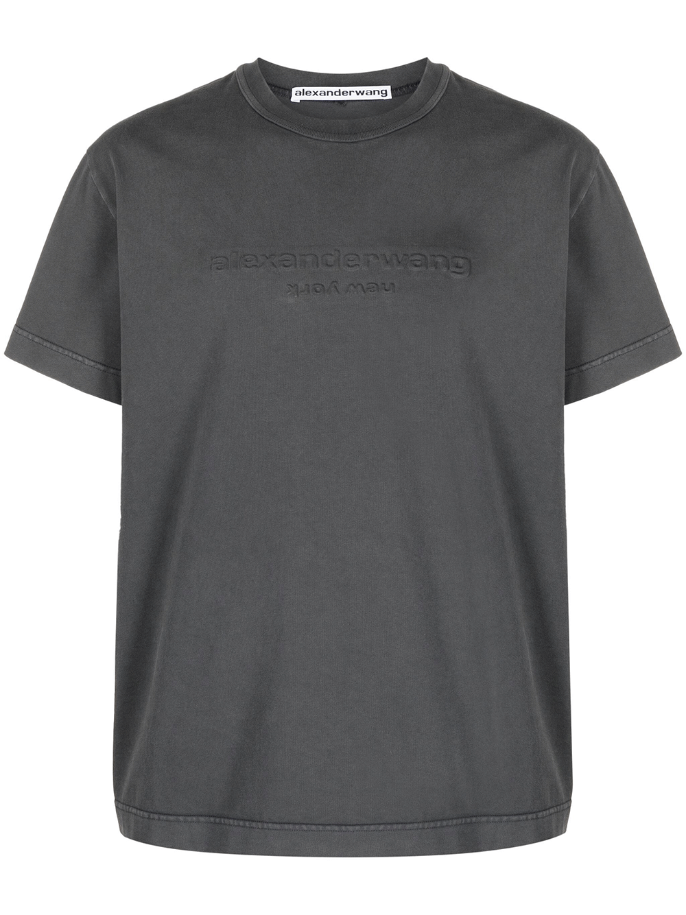 Alexander-Wang-Short-Sleeve-Tee-With-Acid-Wash-Men-Grey-1