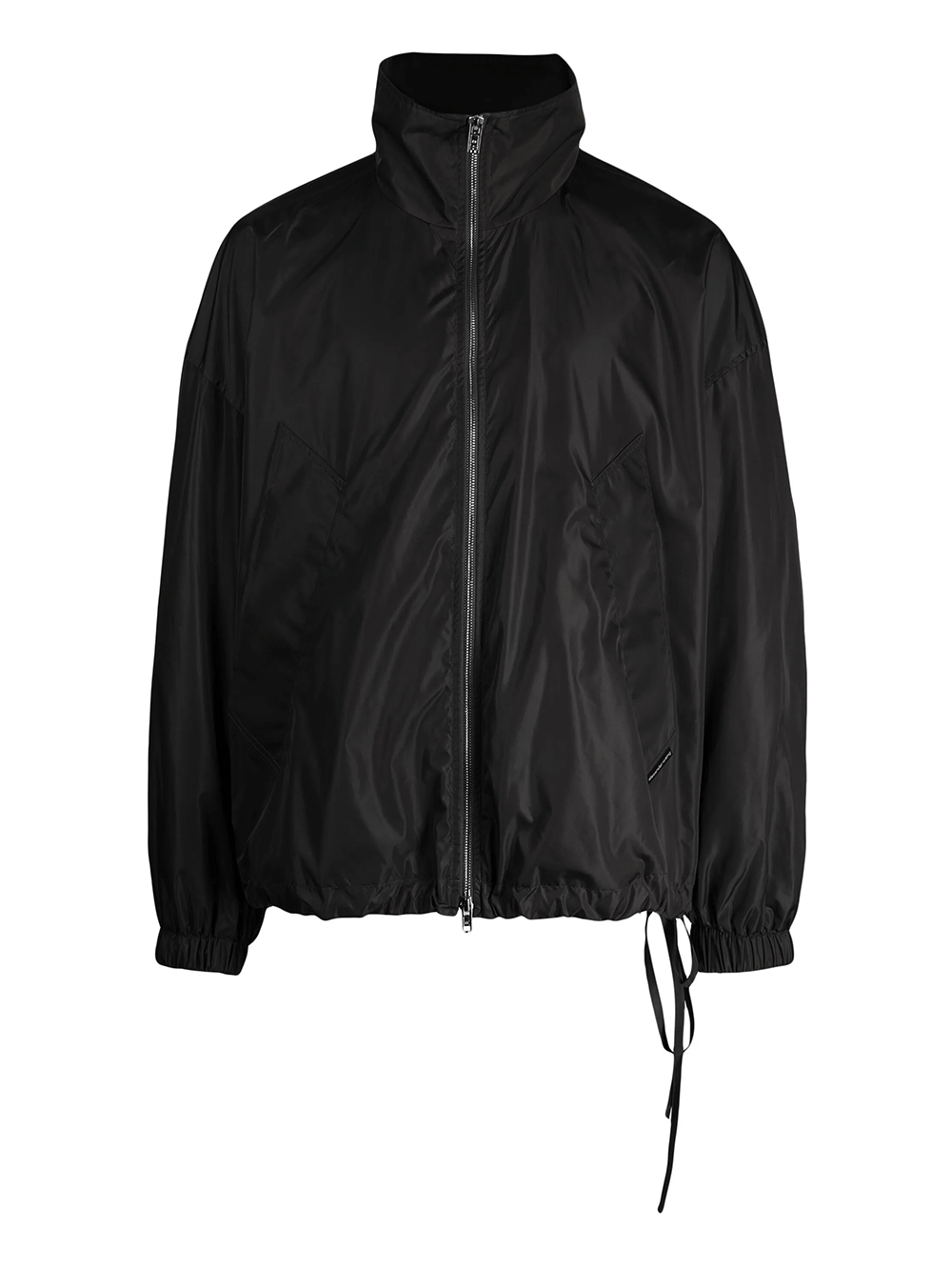 Alexander-Wang-Track-Jacket-In-Crisp-Nylon-Black-1