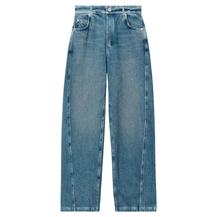 Bonded Cotton Balloon Jeans