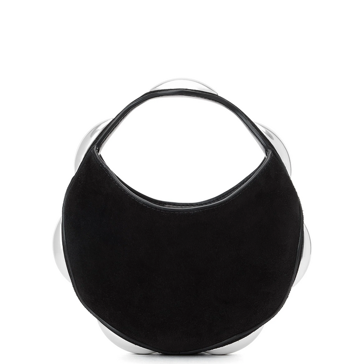 Dome Circular Top-Handle Bag In Calf Leather