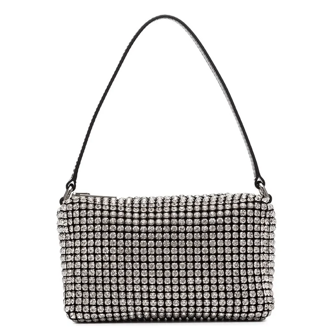 Heiress Pouch In Crystal Mesh