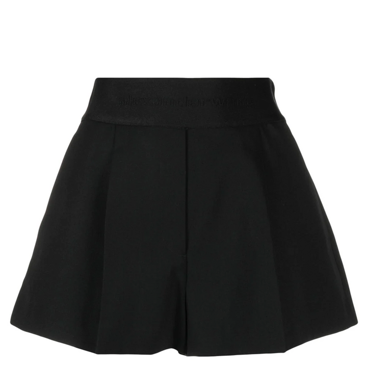 High Waisted Tailored Short In Wool