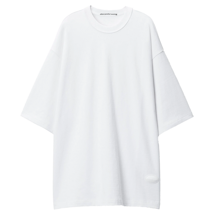 Oversize Drop-Sleeve Tee In Japanese Cotton Jersey