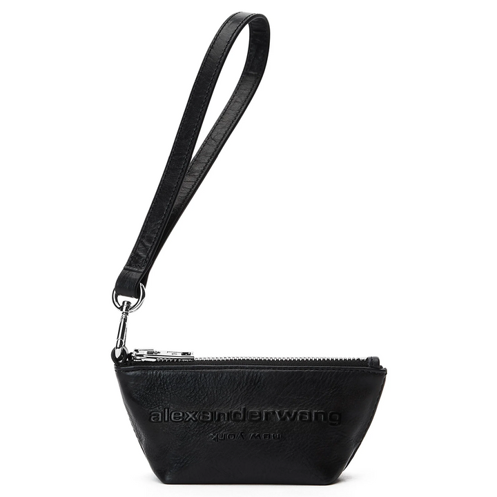 Coin Purse In Crackle Patent Leather