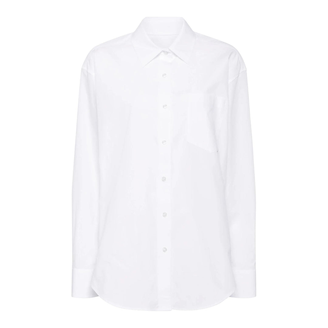 Club21 - Alexander Wang - Boyfriend Shirt With Logo Flag - BLOUSES - White