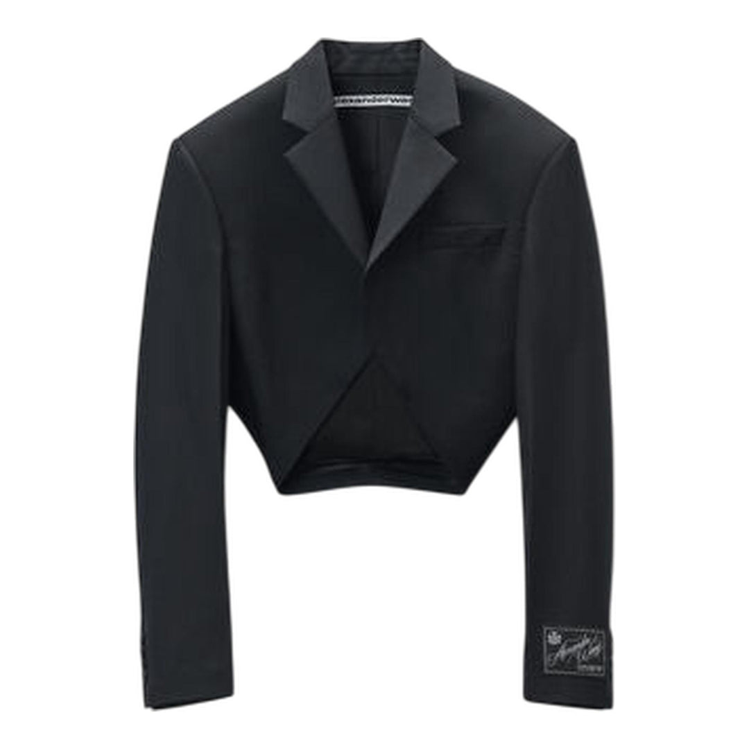 Club21 - Alexander Wang - Cropped Drape Back Blazer - BLOUSON - Black