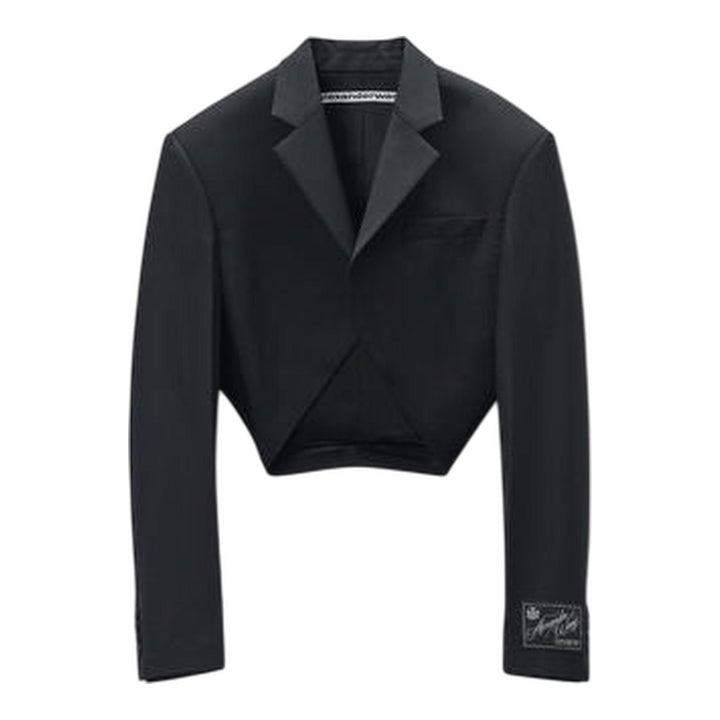 Club21 - Alexander Wang - Cropped Drape Back Blazer - BLOUSON - Black