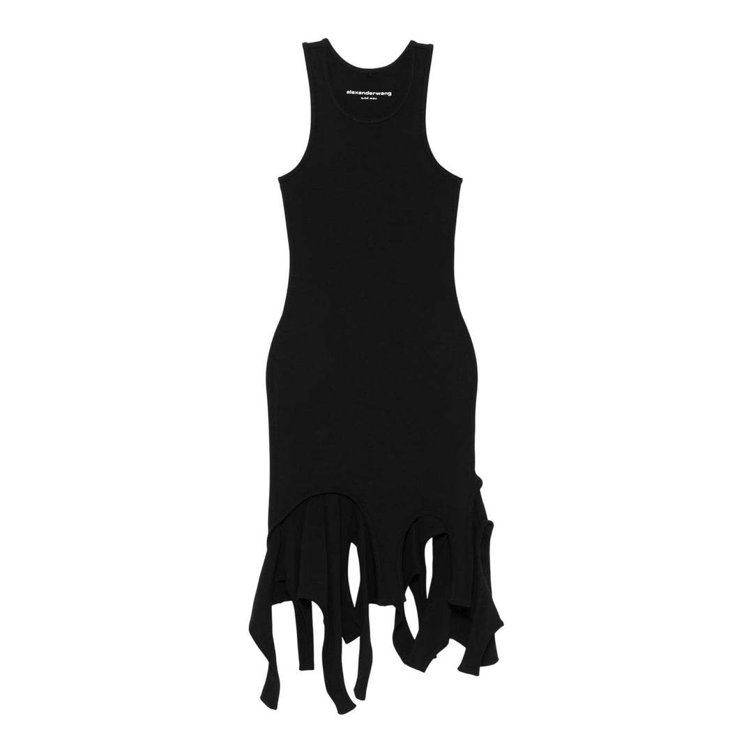 Club21 - Alexander Wang - Deconstructed Mini Tank Dress - KNIT DRESSES - Black