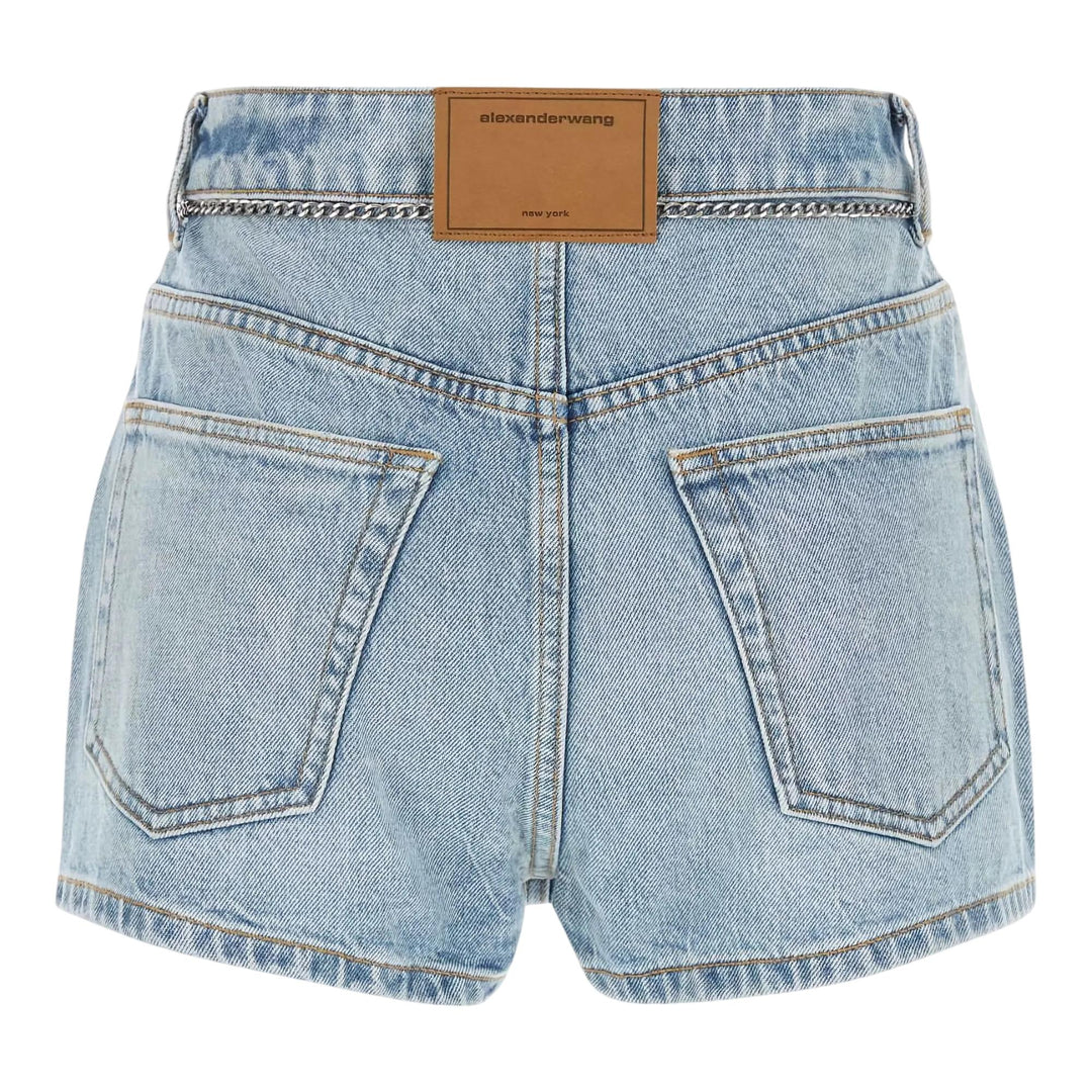 Club21 - Alexander Wang - High Rise Skort With Chain Belt - SKIRTS - Blue