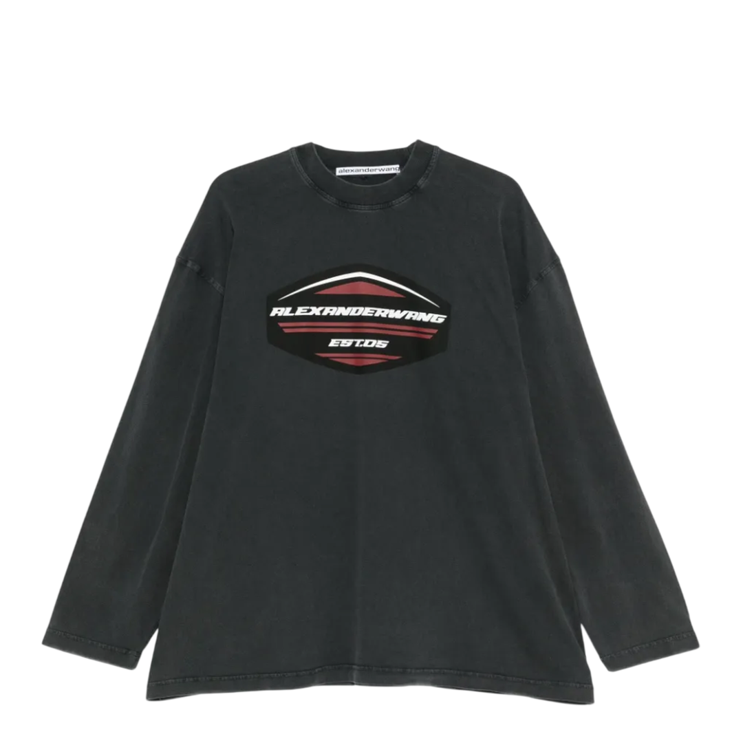 Long Sleeve Graphic Print Pullover