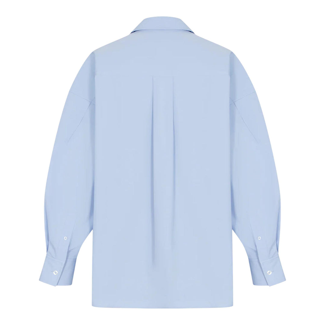 Club21 - Alexander Wang - Oversized Organic Cotton Shirt - BLOUSES - Blue