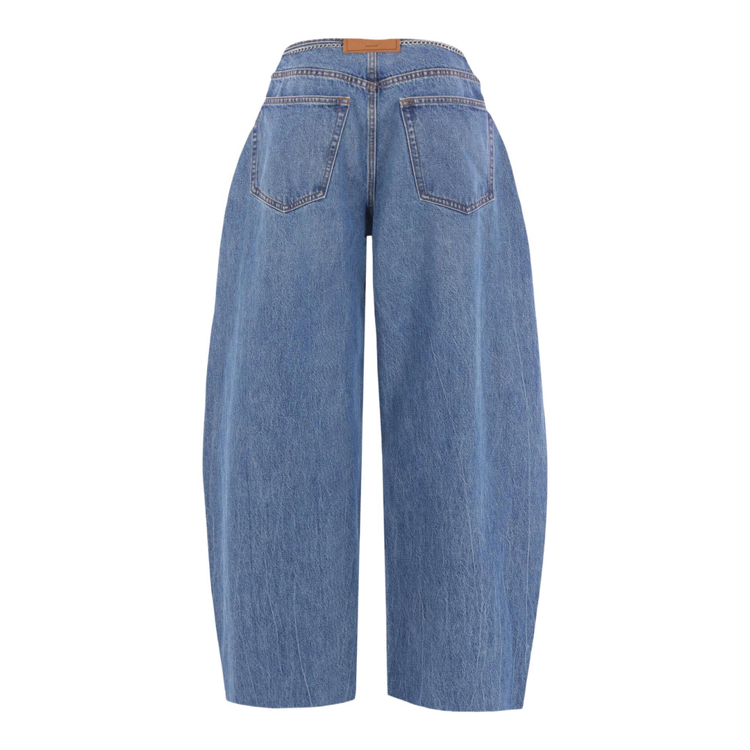 Club21 - Alexander Wang - Oversized Pleated Jeans - JEANS - Denim