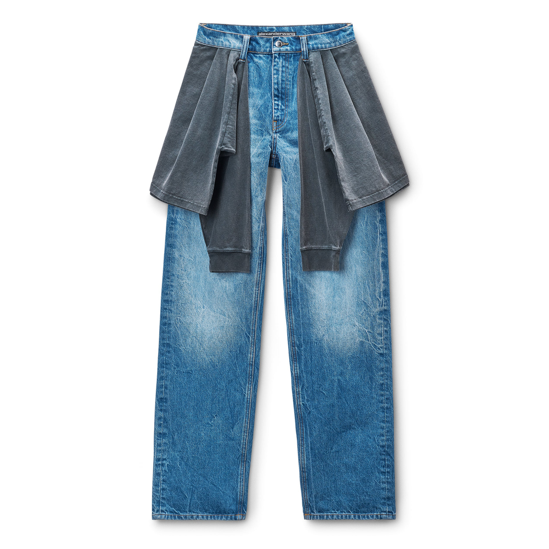 Pre-Styled Balloon Leg Jean