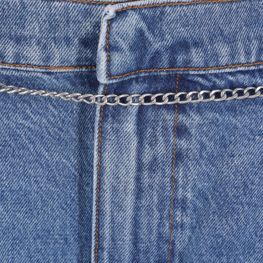 Club21 - Alexander Wang - Prestyled Oversized Pleated Jeans - JEANS - Blue