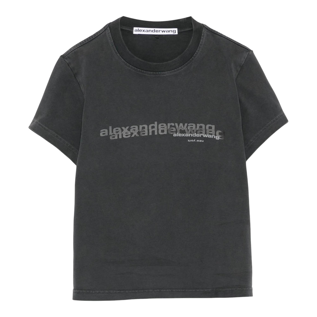 Club21 - Alexander Wang - Shrunken Tee - TEES - Black