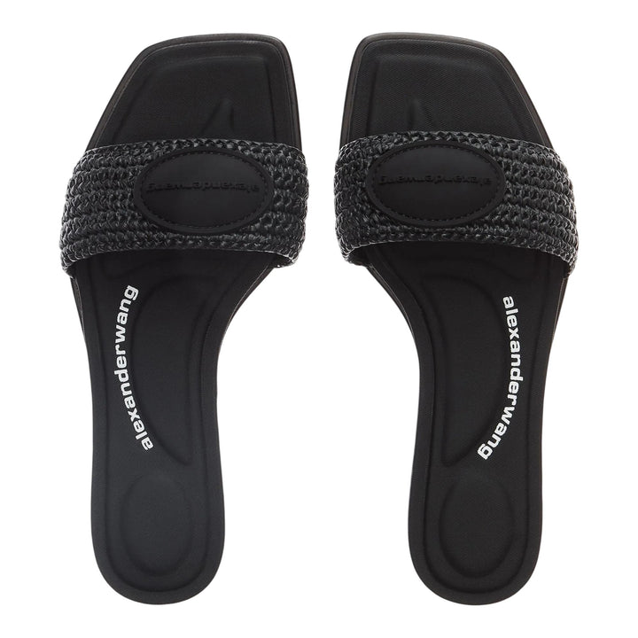 Club21 - Alexander Wang - VY Slide Sandal - FLAT SANDALS - Black
