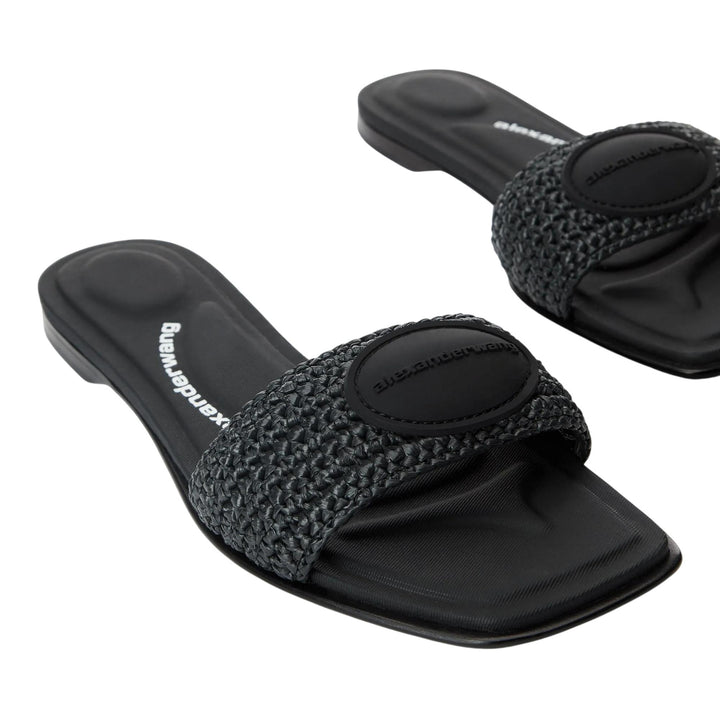 Club21 - Alexander Wang - VY Slide Sandal - FLAT SANDALS - Black