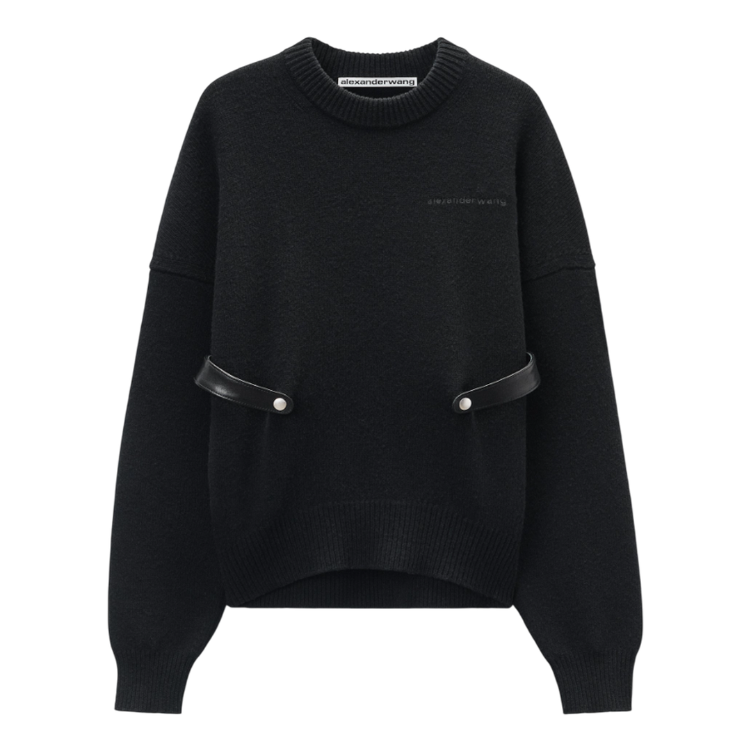 Wool-Cotton Crewneck Pullover