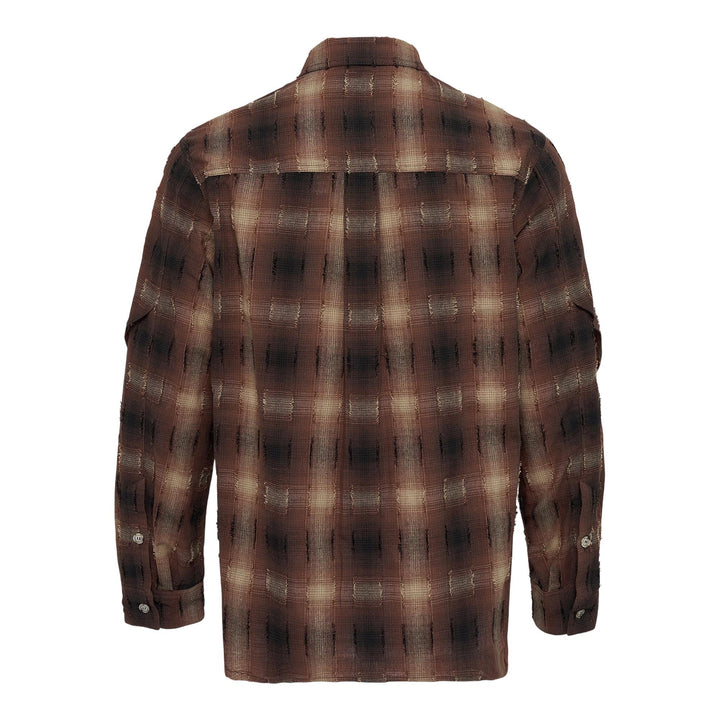 Club21 - Andersson Bell - Check Layered Shirt - SHIRTS - Brown