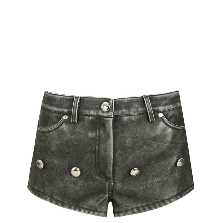 Andersson_Bell_Faux-Leather_Skort_Black
