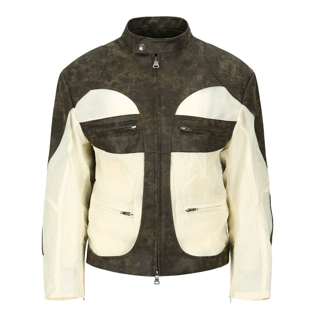 Unisex Faux-Leather Jacket