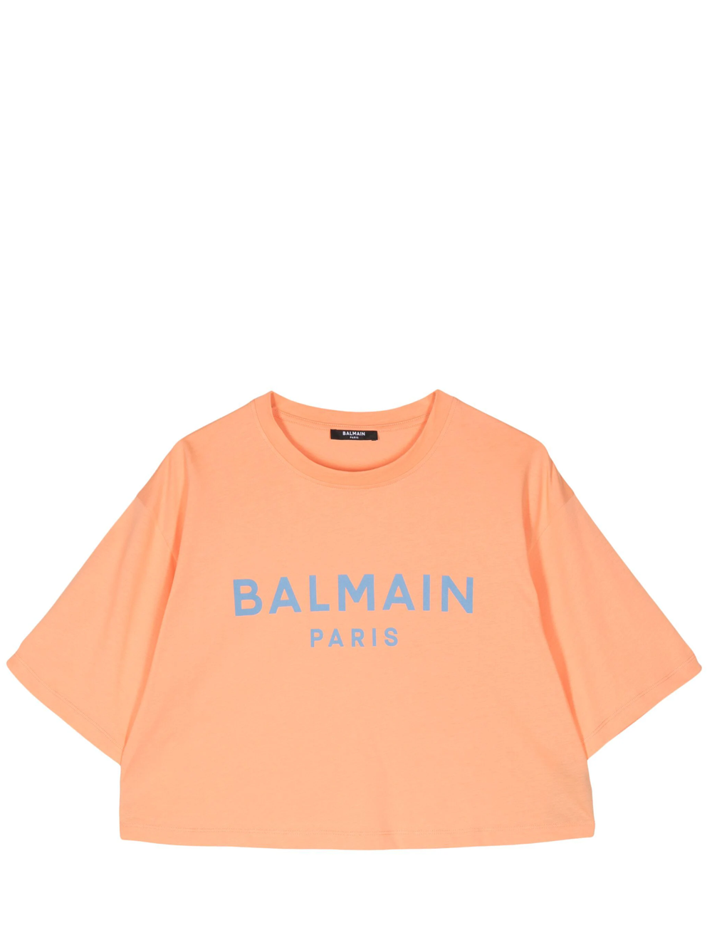BALMAIN_PrintedCroppedT-Shirt_orange