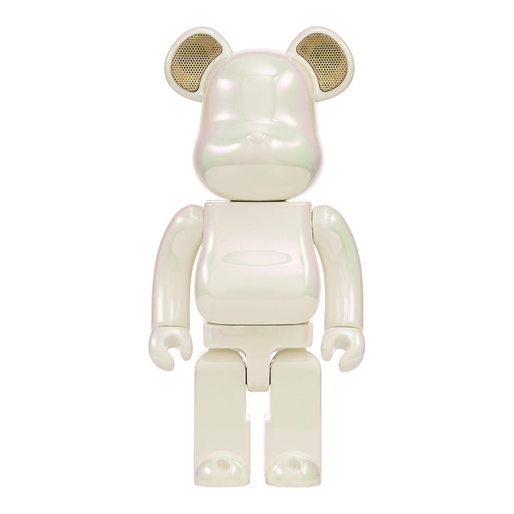 Club21 - BE@RBRICK - BE@RBRICK AUDIO 400% Portable Bluetooth® Speaker Iridescent Collection Pearl Mirage - NOVELTY - Pearl Mirage