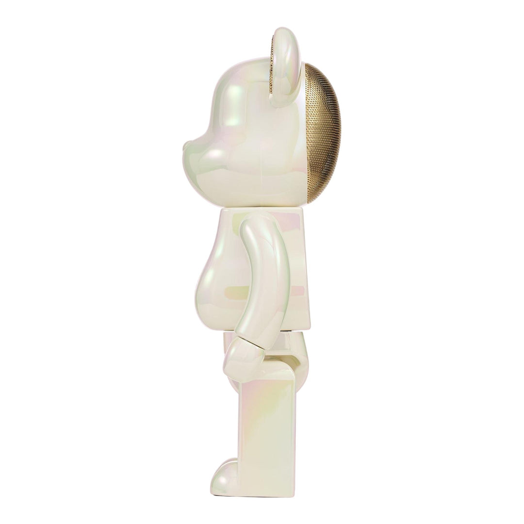 Club21 - BE@RBRICK - BE@RBRICK AUDIO 400% Portable Bluetooth® Speaker Iridescent Collection Pearl Mirage - NOVELTY - Pearl Mirage