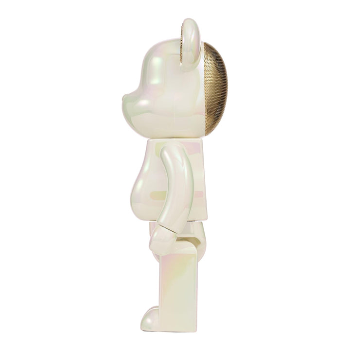 Club21 - BE@RBRICK - BE@RBRICK AUDIO 400% Portable Bluetooth® Speaker Iridescent Collection Pearl Mirage - NOVELTY - Pearl Mirage