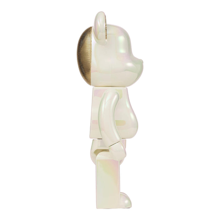 Club21 - BE@RBRICK - BE@RBRICK AUDIO 400% Portable Bluetooth® Speaker Iridescent Collection Pearl Mirage - NOVELTY - Pearl Mirage