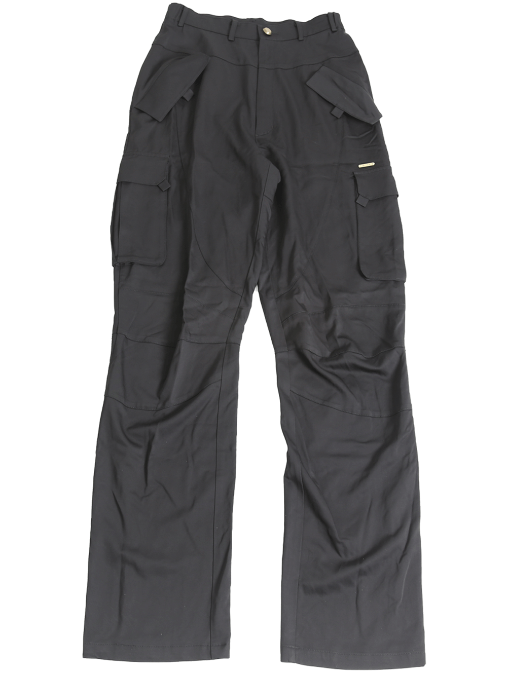 BONBOM-Low-Rise-Cargo-Pants-Black-1