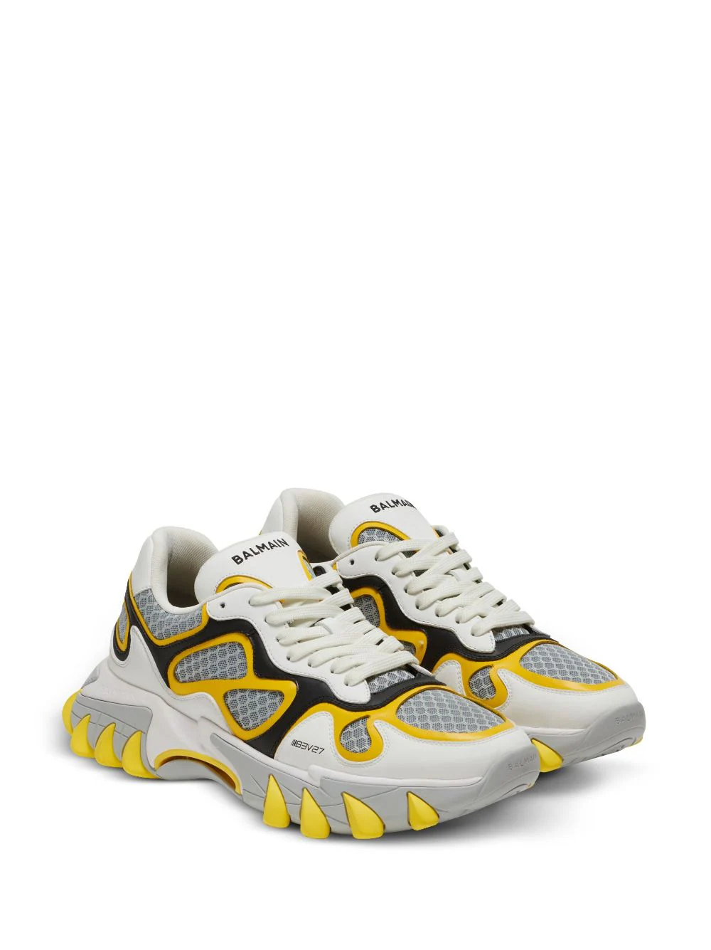 Balmain-Beast-Rubberized-Leather-Gradient-Sneakers-Yellow-2