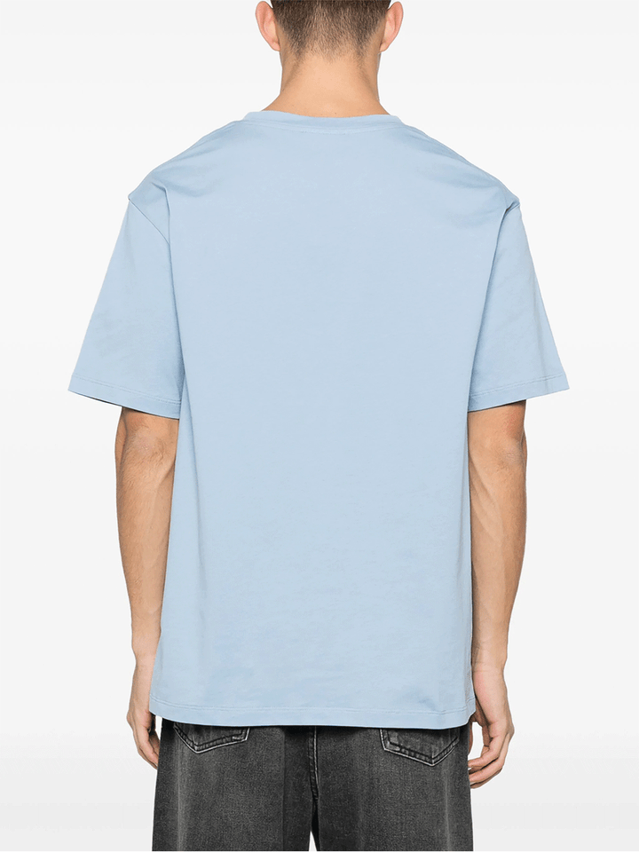 Balmain-Coin-Flock-T-Shirt-Light-Blue-4