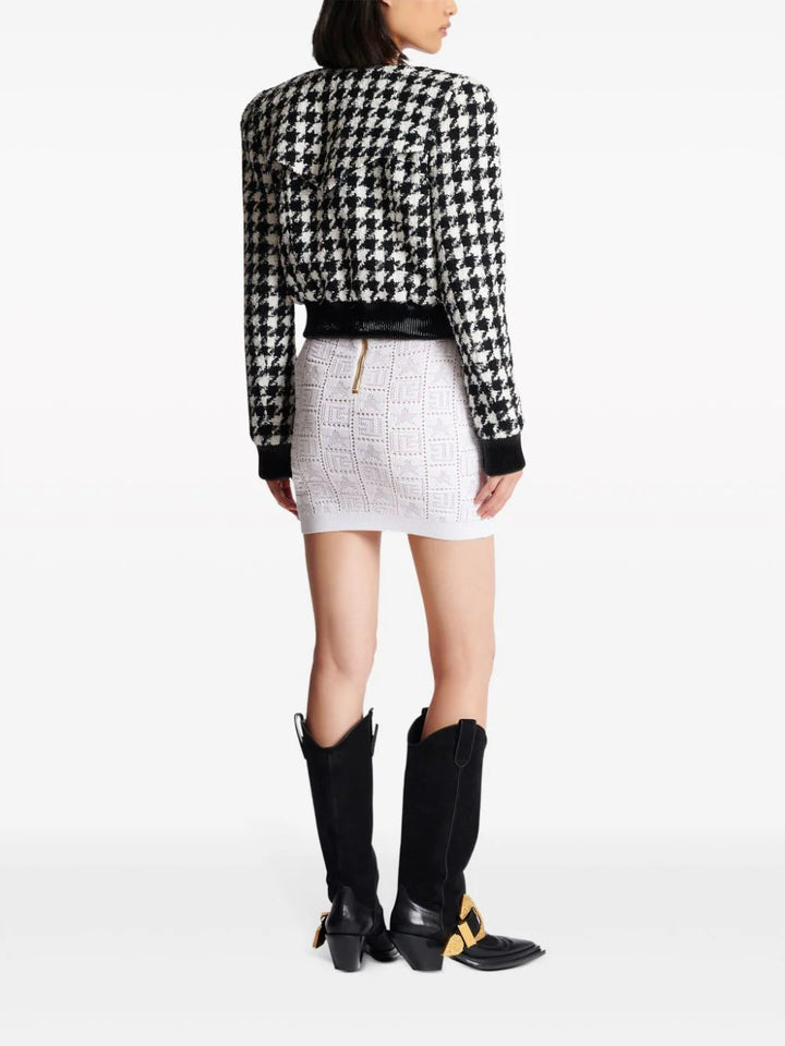 Balmain-Houndstooth-Tweed-Jacket-Black-4