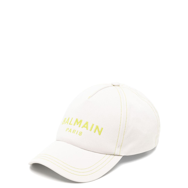 Balmain_Balmain_Cotton_Cap_White