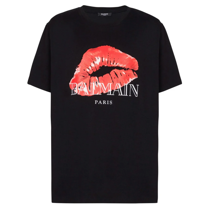 Kiss Print Bulky Fit T-Shirt