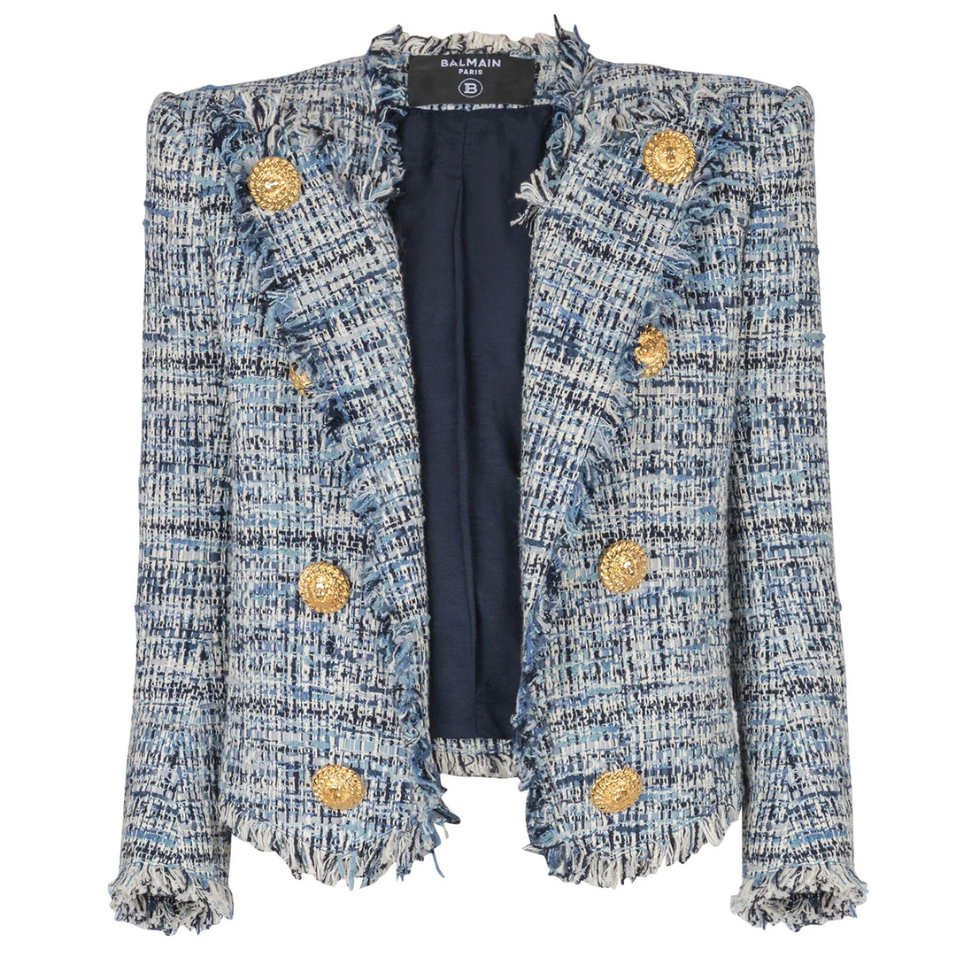 Side To Side Tweed Spencer Jacket