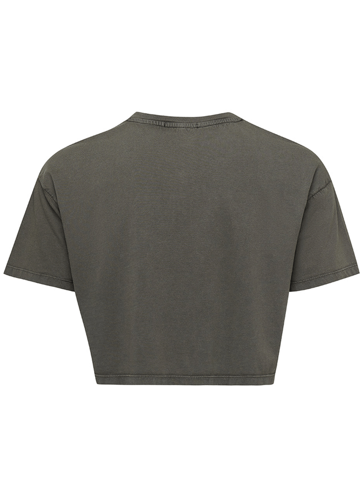 Black-Score-Cropped-T-Shirt-Smiley-Drip-Grey-2