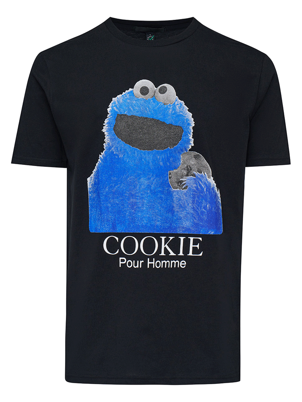 Black-Score-Unisex-Classic-Crew-Neck-Cookie-Homme-T-Shirt-Black-1