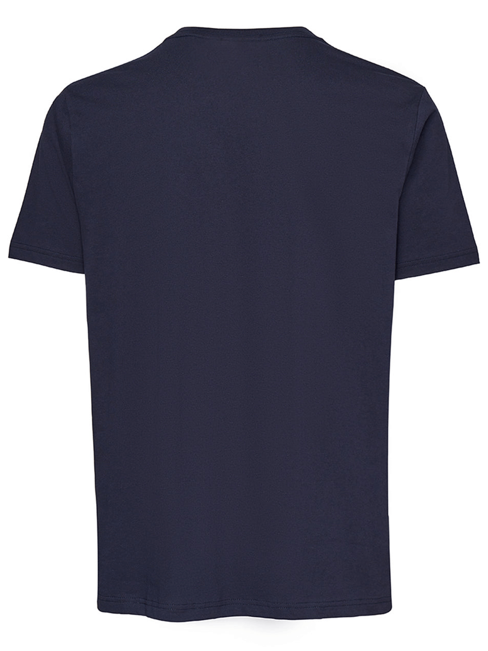 Black-Score-Unisex-Classic-Crew-Neck-Loewe-Cross-T-Shirt-Navy-2