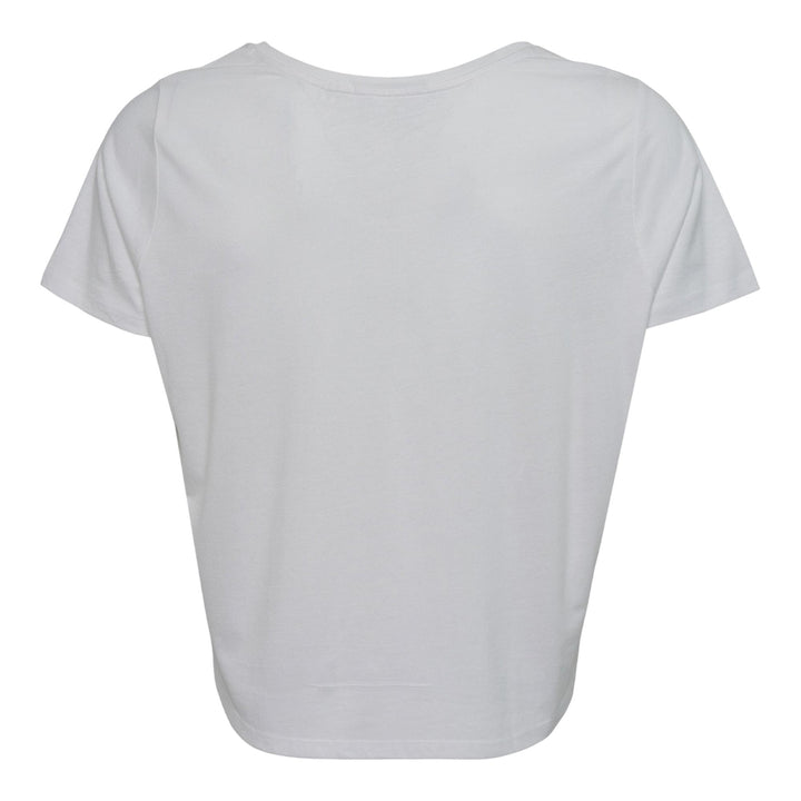 Club21 - Black Score - Womens Loose Fit T-Shirt - TEES - White