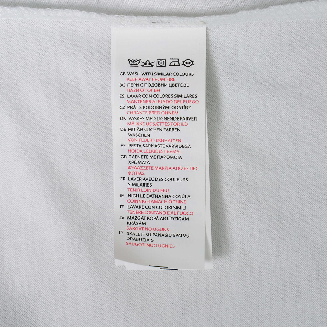 Club21 - Black Score - Womens Loose Fit T-Shirt - TEES - White